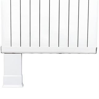 Geniş Kare Boru Gizleme Aparatı (Büyük Sabit Beyaz)