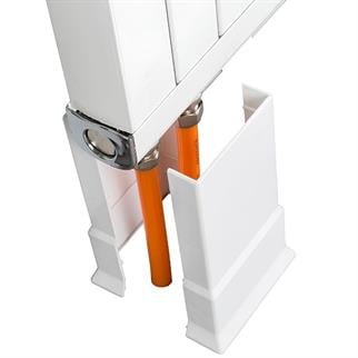 Geniş Kare Boru Gizleme Aparatı (Büyük Sabit Beyaz)