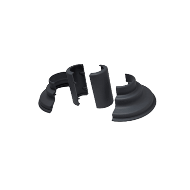 Havlupan Mobil Boru Gizleme - Hareketli - Ayarlı - Antrasit