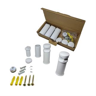 Havlupan Montaj Seti - Beyaz - 3 lü Banyopan Askı Seti