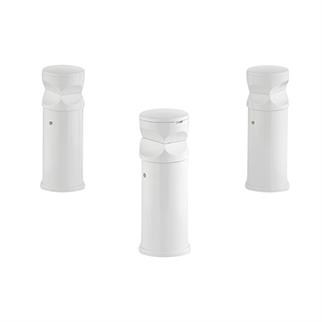 Havlupan Montaj Seti - Beyaz - 3 lü Banyopan Askı Seti