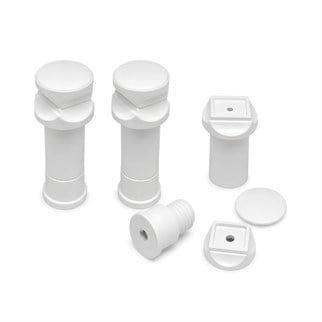 Havlupan Montaj Seti - Beyaz - 3 lü Banyopan Askı Seti