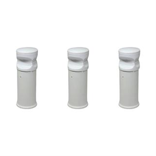 Havlupan Montaj Seti - Beyaz - 3 lü Banyopan Askı Seti