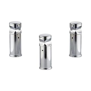 Havlupan Montaj Seti - Krom - 3 lü Banyopan Askı Seti