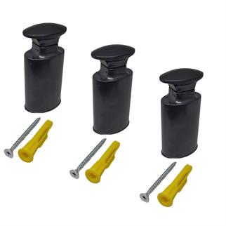 Havlupan Montaj Seti Oval Siyah