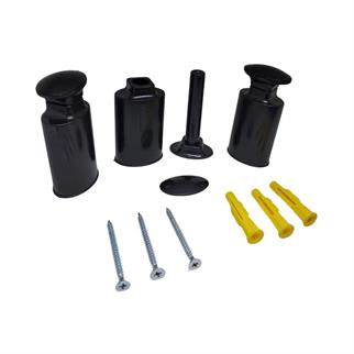 Havlupan Montaj Seti Oval Siyah