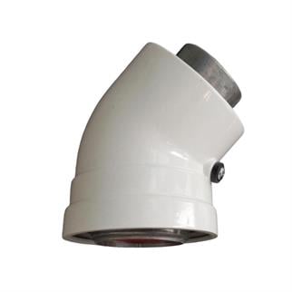 Hermetik Baca Dirseği - 45 Derece (İçi Alüminyum)