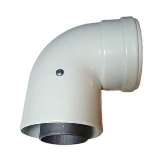 Hermetik Baca Dirseği - 90 Derece (İçi Alüminyum)