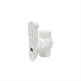 Kalde 20 mm Plastik Küresel Vana