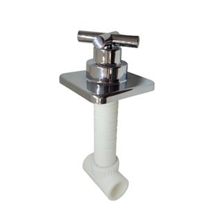 Kalde Ankastre Aç Kapa Ara Kesme Vanası 25x1/2 Plastik