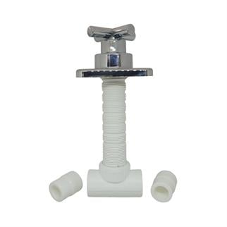 Kalde Ankastre Aç Kapa Ara Kesme Vanası 25x1/2 Plastik