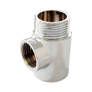 Kalde Delikli Batarya Uzatması 3/4x1/2x3/4 Krom Te