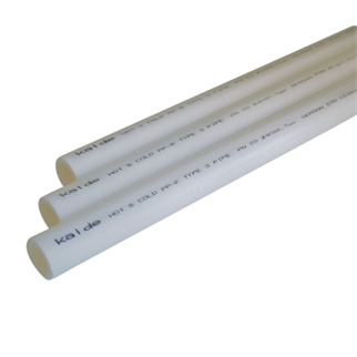 Kalde Düz Pprc Plastik Boru 20 mm (Metrelik)
