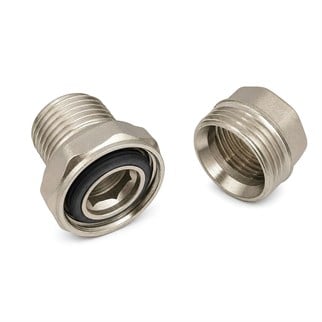 Kalde Düz Rakor Pirinç 1/2”