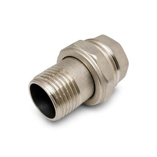 Kalde Düz Rakor Pirinç 1/2”