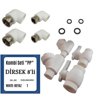 Kalde Hazır Kombi Seti - Dirsekli Kombi Alt Bağlantı Filitre