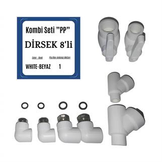 Kalde Hazır Kombi Seti - Dirsekli Kombi Alt Bağlantı Filitre