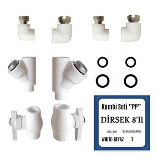 Kalde Hazır Kombi Seti - Dirsekli Kombi Alt Bağlantı Filitre