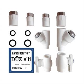 Kalde Hazır Kombi Seti - Düz Kombi Alt Bağlantı Filitre