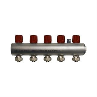 Kalde Kendinden Vanalı Kollektör 1- Kırmızı - 5 Delikli I Ağızlı