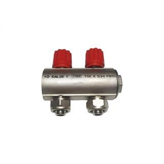 Kalde Kendinden Vanalı Kollektör 1- Kırmızı - 2 Delikli I Ağızlı