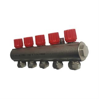 Kalde Kendinden Vanalı Kollektör 1- Kırmızı - 5 Delikli I Ağızlı