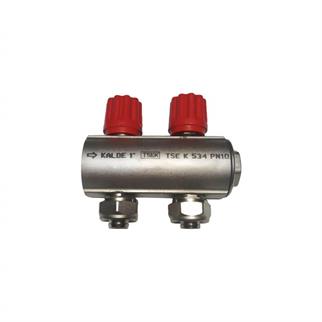 Kalde Kendinden Vanalı Kollektör 1- Kırmızı - 2 Delikli I Ağızlı