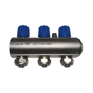 Kalde Kendinden Vanalı Kollektör 1- Mavi - 3 Delikli I Ağızlı