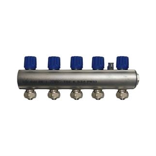 Kalde Kendinden Vanalı Kollektör 1- Mavi - 5 Delikli I Ağızlı