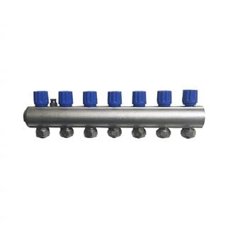 Kalde Kendinden Vanalı Kollektör 1- Mavi - 7 Delikli I Ağızlı