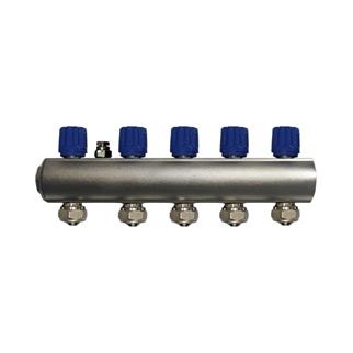 Kalde Kendinden Vanalı Kollektör 1- Mavi - 5 Delikli I Ağızlı