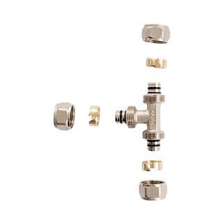 Kalde Mobil Boru Pex Te Parçası 16x16x16 mm