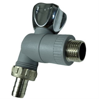 Kalde Plastik Gövdeli Bahçe I Çamaşır Musluğu 1/2