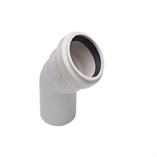 Kalde Pvc Açık Dirsek 50x45°