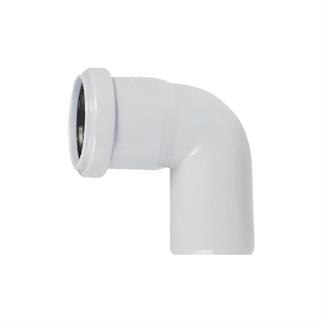 Kalde Pvc Kapalı Dirsek 50x87°