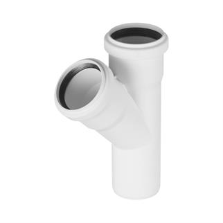 Kalde Pvc Tek Çatal 45°-50x50