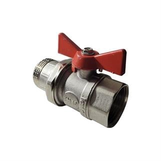 Kalde Rakorlu Küresel Vana - Kırmızı -1 Kollektör Vanası