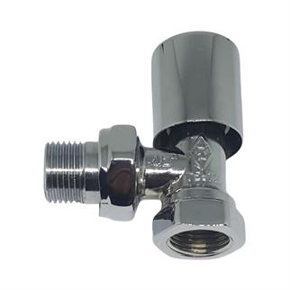 Kas 1/2 Krom Köşe Radyatör Vanası - Krom Havlupan Vanası