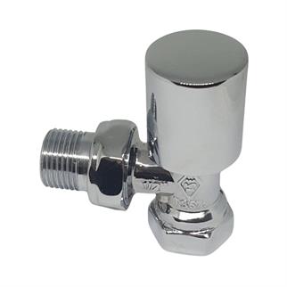 Kas 1/2 Krom Köşe Radyatör Vanası - Krom Havlupan Vanası