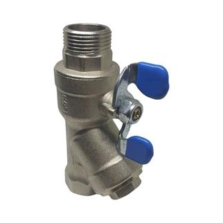 Kas Filitreli Kelebek Küresel Vana 3/4-DN20