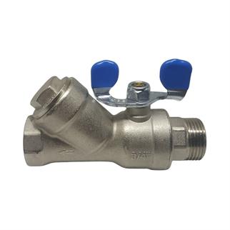 Kas Filitreli Kelebek Küresel Vana 3/4-DN20