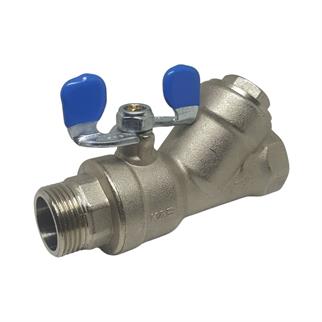 Kas Filitreli Kelebek Küresel Vana 3/4-DN20