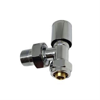 Krom Havlupan Vanası Pex Köşe-1/2x16 mm