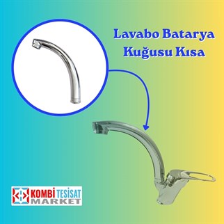 Lavabo Batarya Kuğusu Kısa Tip Yedek Boru