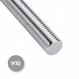 M10 Gijon Askı Rot Çubuğu 1 Metre (100 cm) Tij 10mm Saplama