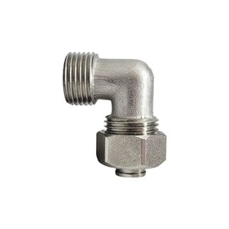 Metal Pex Erkek Dirsek 1/2x16 mm Dış Dişli