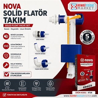 Nova Solid Flatör Takım 4726