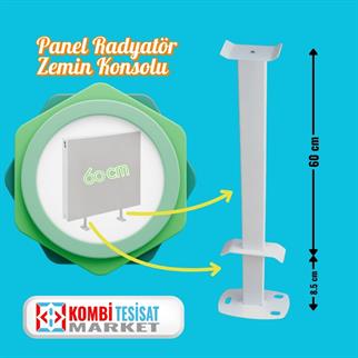 Panel Radyatör Ayağı / Konsolu - 60cm Yere Sabitleme İçin