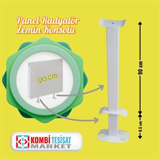 Panel Radyatör Ayağı / Konsolu - 90cm Yere Sabitleme İçin