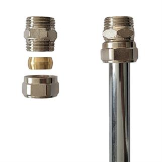 Pex Boru Bağlantı Rekoru Ø16 x 1/2 Erkek